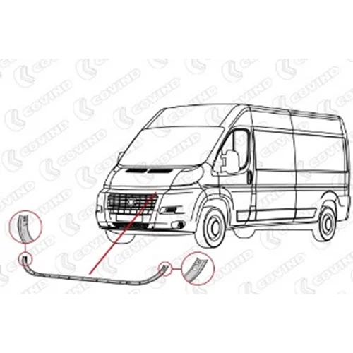 1347922080 Citroen Jumper- 07/13  Ön Tampon Üst Bağlantı 